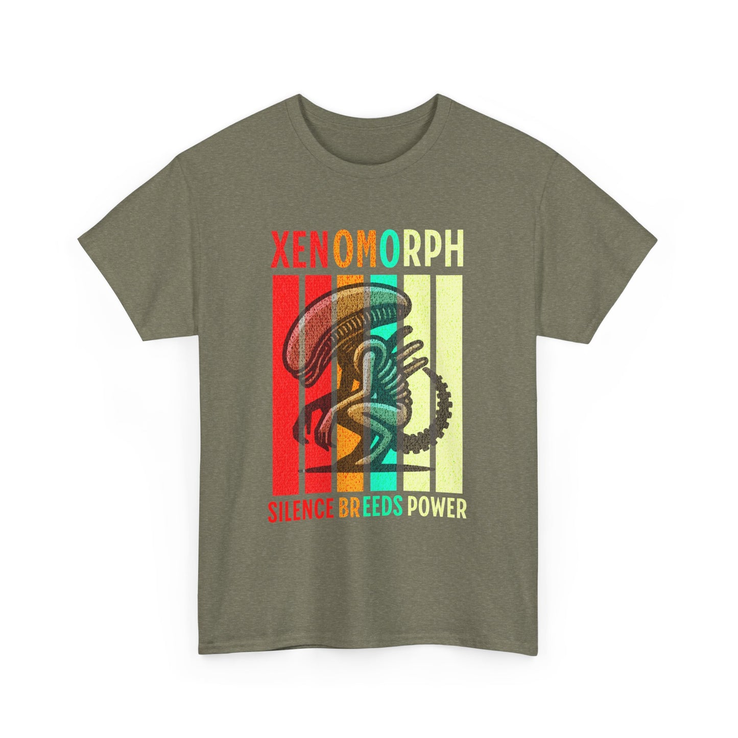 Xenomorph T-shirt Silence Heather green