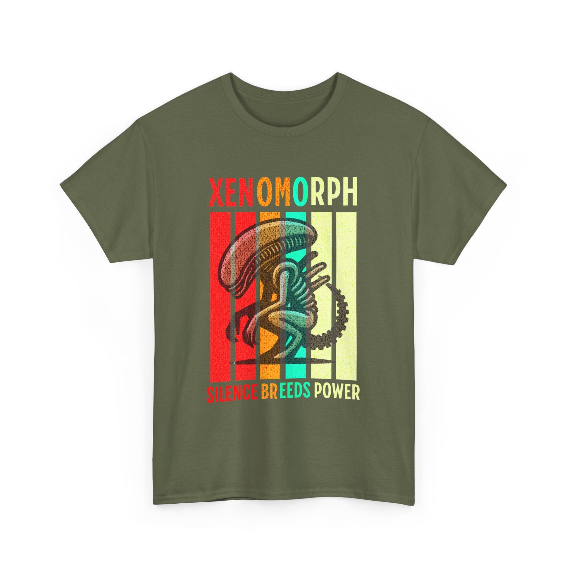 Xenomorph T-shirt Silence Military Green