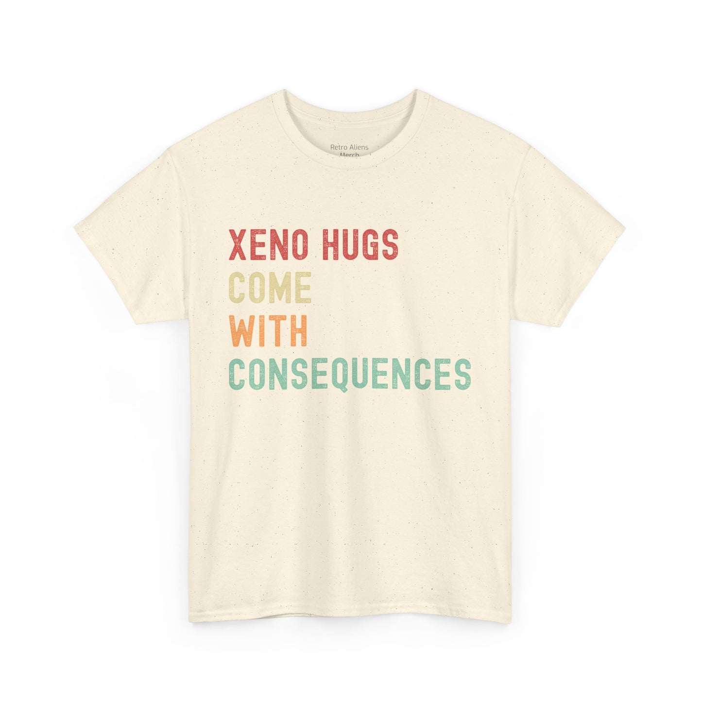 Xenomorph T shirt word natural