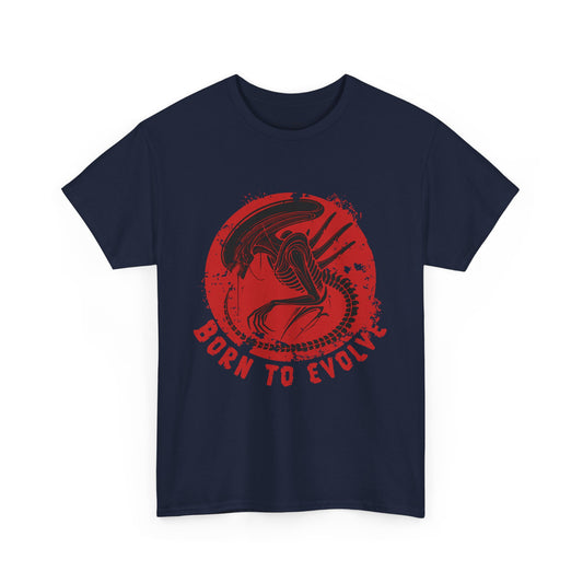 Xenomorph T-shirt Born to Evolve Navy