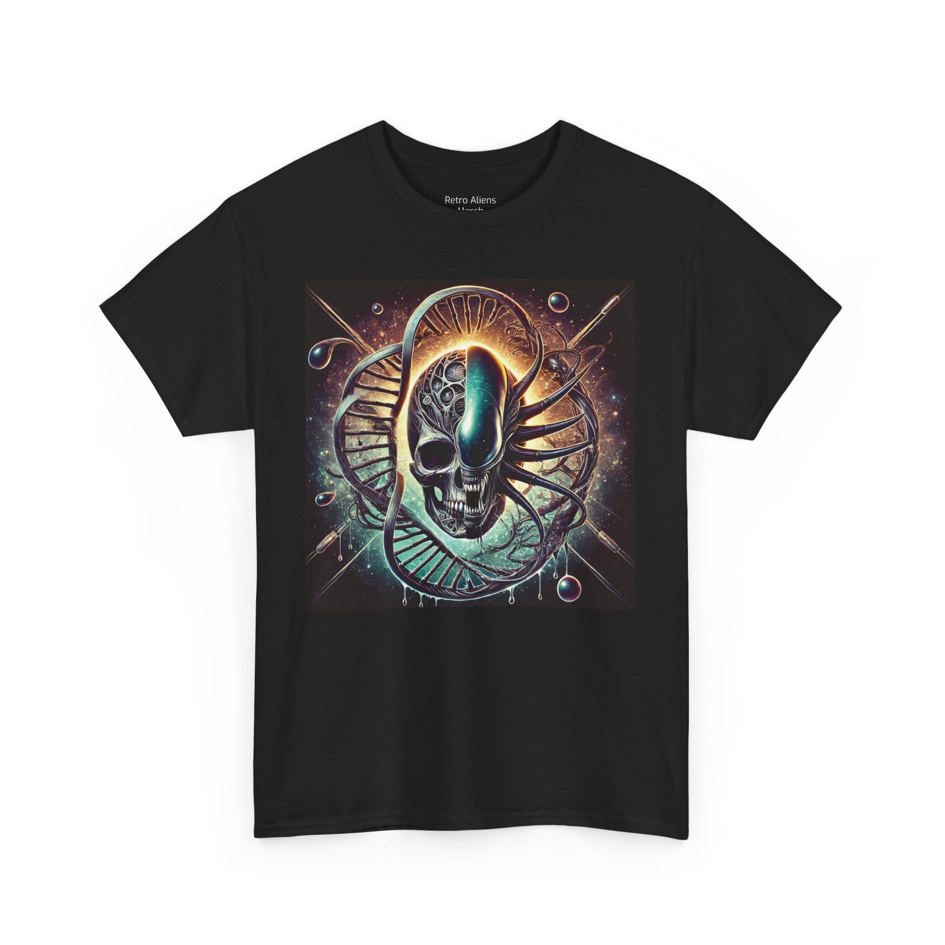 Xenomorph T-shirt Cosmic Skull Black