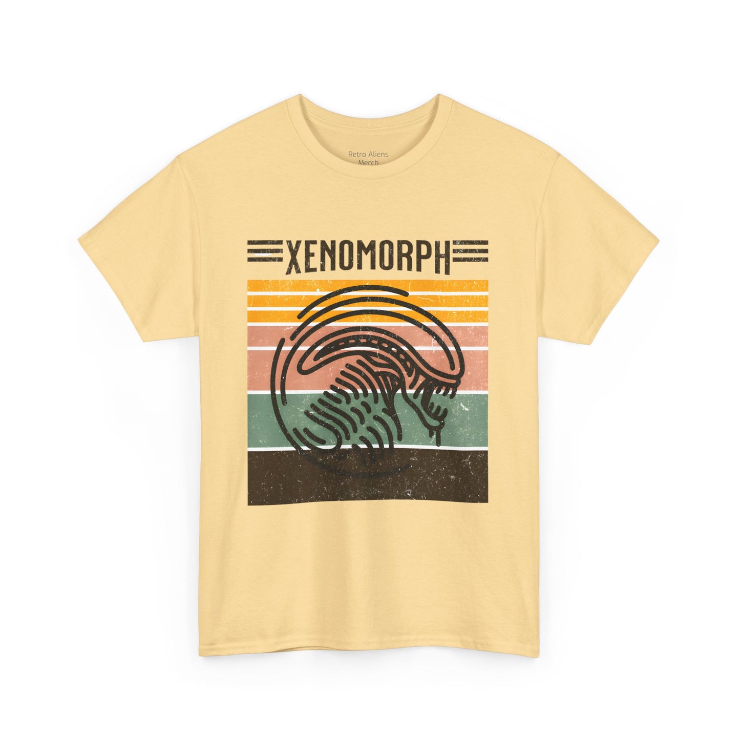 Retro Xenomorph T-shirt yellow