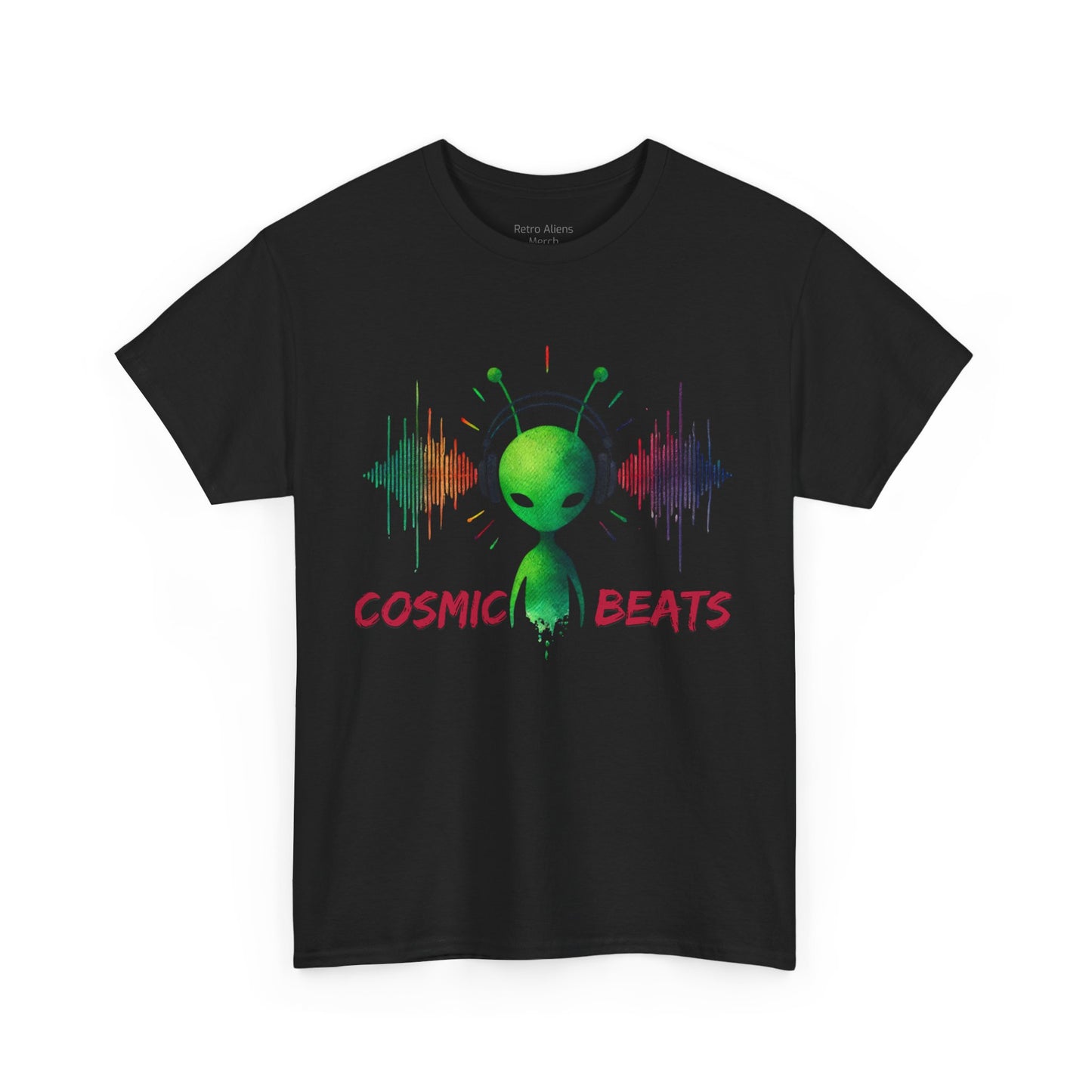 Alien music t-shirt black