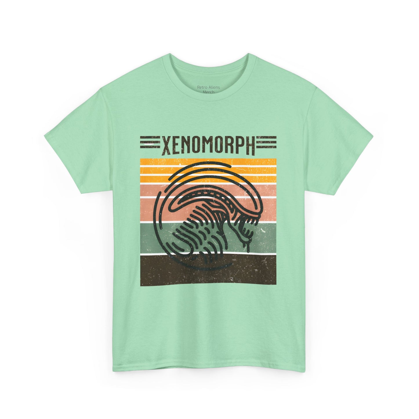 Retro Xenomorph Tee Mint green