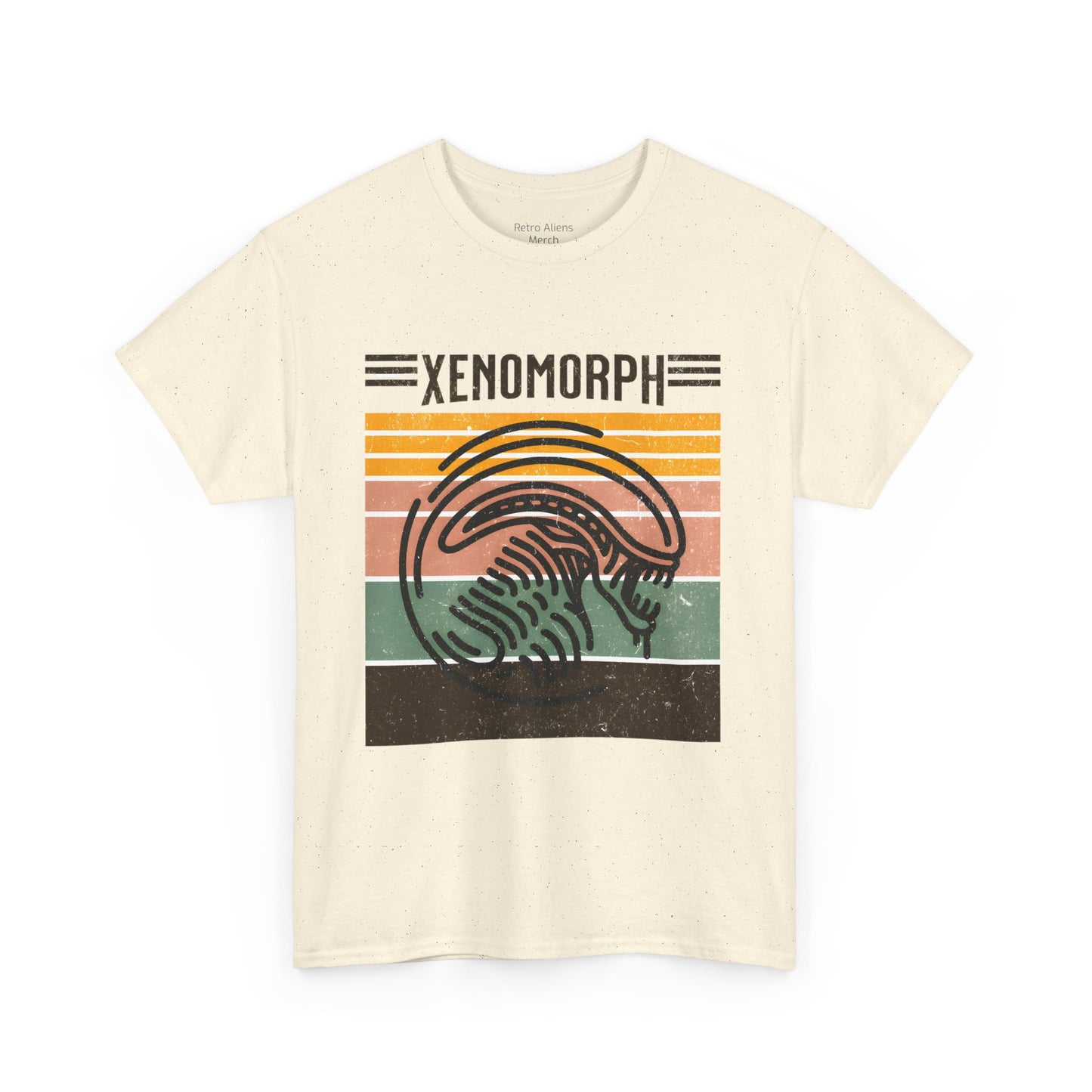 Retro Xenomorph Tshirt Natural